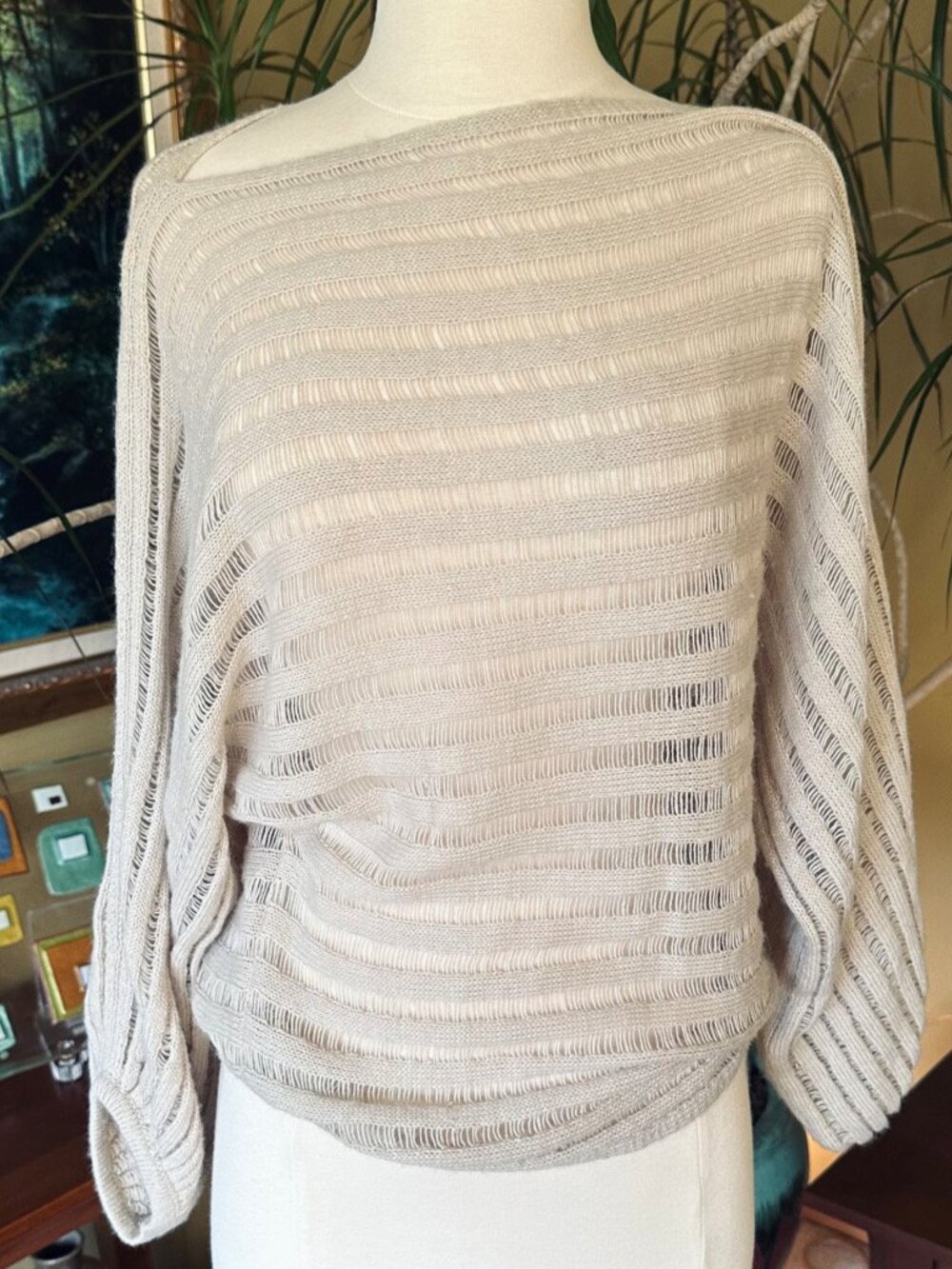 Love Stitch dolman sweater - Size Sm